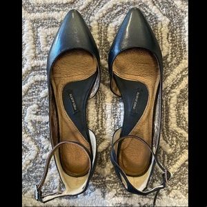 Anthropologie Pied Juste Black D’orsay Flats